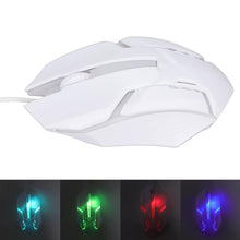 USB Wired Mouse, Gaming Mouse Colorful / Lighting Luminous  (1 Pc / Wihte)