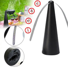 Portable fly repellent fan, can be used both indoors and outdoors