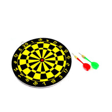 Kids' dartboard set with 2 colorful darts