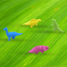 Animal erasers in dinosaur shapes for kids